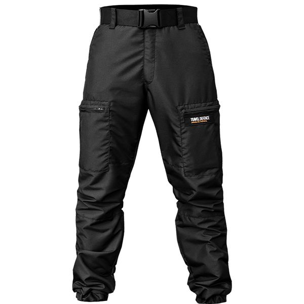 Insulated pants with belt "TRAVEL DEFENCE" BLACK (Raincoat fabric PU + Microfleece) 0031902XL0000000 photo