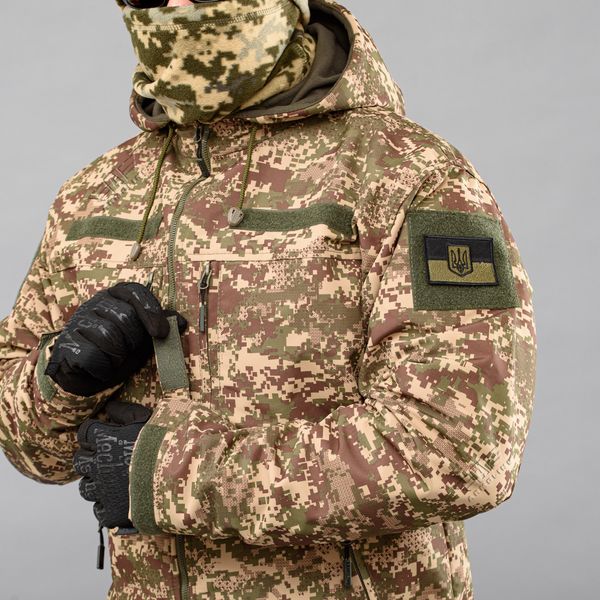 Military suit "TRAVEL DEFENCE" 2-in-1 PREDATOR (Raincoat fabric + Microfleece) 00374000S0000000 photo