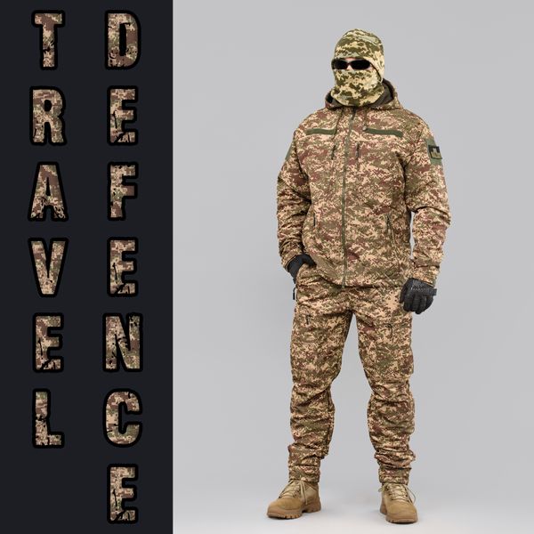 Military suit "TRAVEL DEFENCE" 2-in-1 PREDATOR (Raincoat fabric + Microfleece) 00374000S0000000 photo