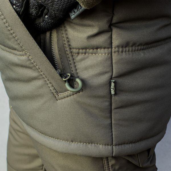 Insulated vest with hood "ANTITERROR II" OLIVE (Membrane + Sintepon) 00053000S0000000 photo