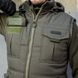 Insulated vest with hood "ANTITERROR II" OLIVE (Membrane + Sintepon) 00053000S0000000 photo 8