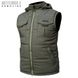 Insulated vest with hood "ANTITERROR II" OLIVE (Membrane + Sintepon) 00053000S0000000 photo 1