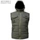 Insulated vest with hood "ANTITERROR II" OLIVE (Membrane + Sintepon) 00053000S0000000 photo 2