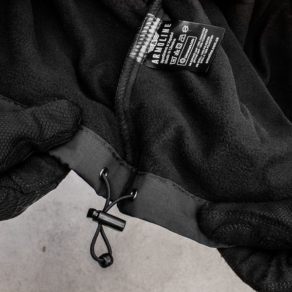 Windbreaker "TRAVEL DEFENCE" BLACK (Raincoat fabric + Microfleece) 00044000S0000000 photo