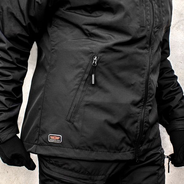 Windbreaker "TRAVEL DEFENCE" BLACK (Raincoat fabric + Microfleece) 00044000S0000000 photo