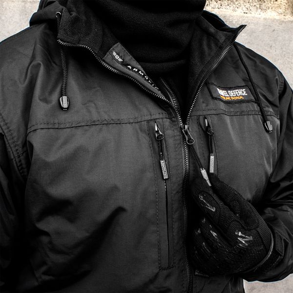 Windbreaker "TRAVEL DEFENCE" BLACK (Raincoat fabric + Microfleece) 00044000S0000000 photo