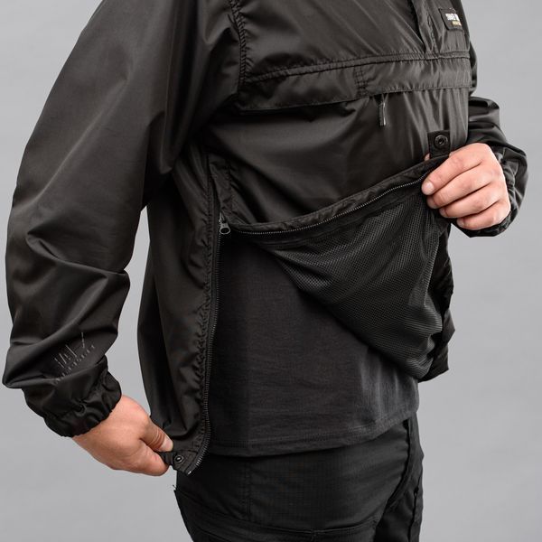 Анорак "SUMMER DEFENCE" BLACK (Плащівка + Сітка) 0000100XL0000000 фото