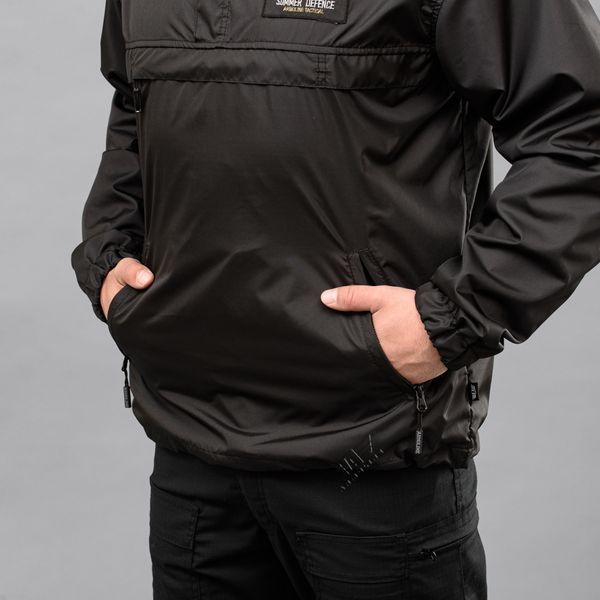 Анорак "SUMMER DEFENCE" BLACK (Плащівка + Сітка) 0000100XL0000000 фото
