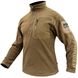 Tactical sweatshirt 1/4 Zip "TRAVEL DEFENCE" COYOTE (Microfleece) 00246000S0000000 photo 1