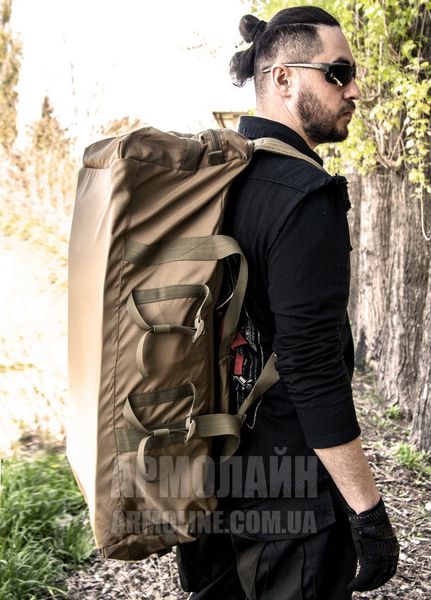 Army duffel bag - backpack 80l. "Nomad" COYOTE (Cordura) 0001500000000000 photo