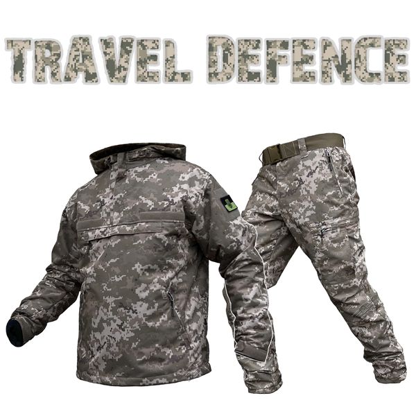 Комплект "TRAVEL DEFENCE" АНОРАК УКРПІКСЕЛЬ ММ14 2 в 1 (Таслан + Мікрофліс) 00361000S0000000 фото