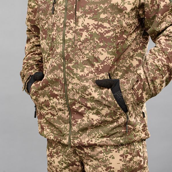 Komplet wojskowy "TRAVEL DEFENCE" 2 w 1 PREDATOR PIXEL (Taslan + Mikropolar)