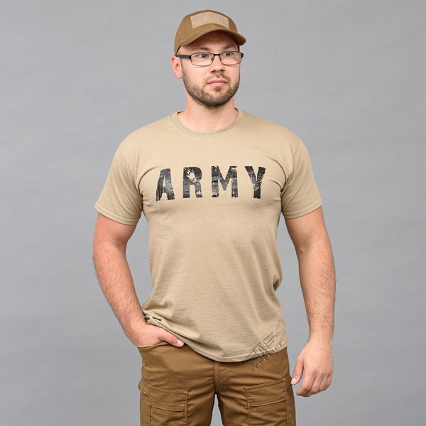 T-shirt "ARMY" KHAKI (Cotton) 0026403XL0000000 photo