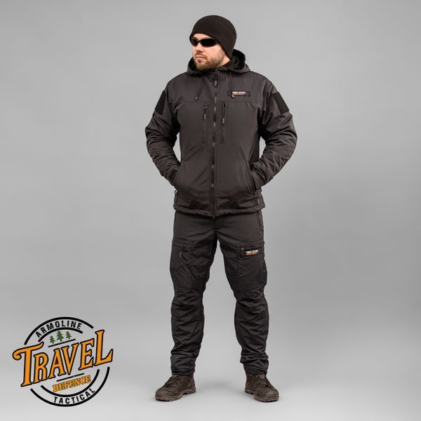 Ветровка "TRAVEL DEFENCE" BLACK (Таслан + Микрофлис) 00044000L0000000 фото
