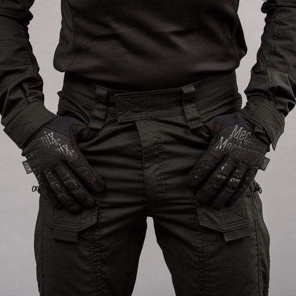 Tactical pants "ANTITERROR II" BLACK (Rip-Stop Stretch + Membrane) 00337000LREGULAR photo