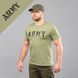 Футболка с принтом "ARMY" OLIVE (Хлопок) 00265000L0000000 фото 2