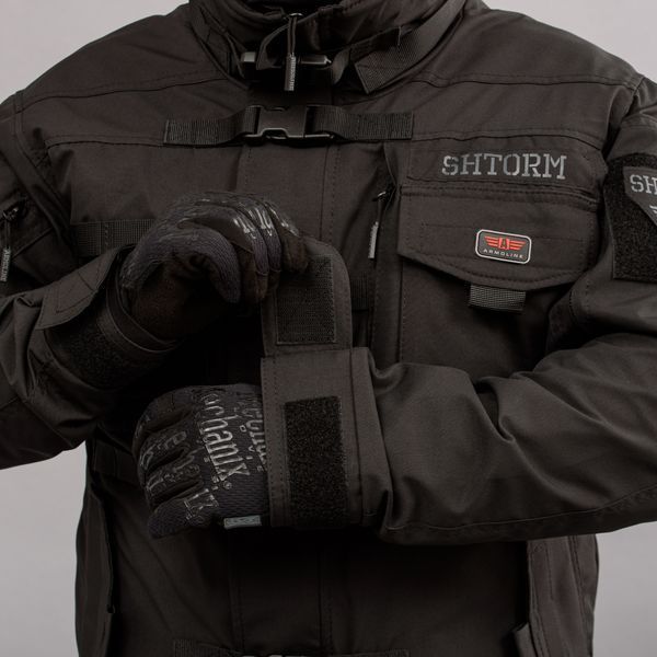 Куртка тактична "SHTORM" BLACK (Мембрана + Фліс) 0009600XL0000000 фото
