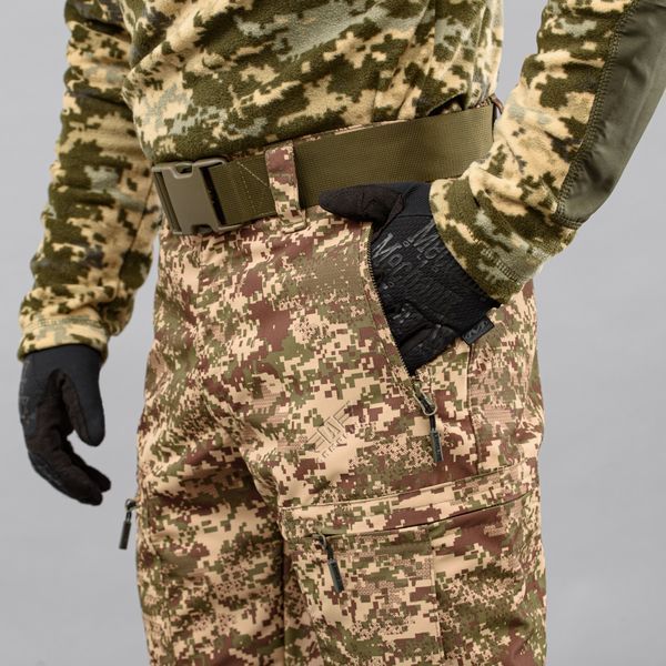 Komplet wojskowy "TRAVEL DEFENCE" 2 w 1 PREDATOR PIXEL (Taslan + Mikropolar)