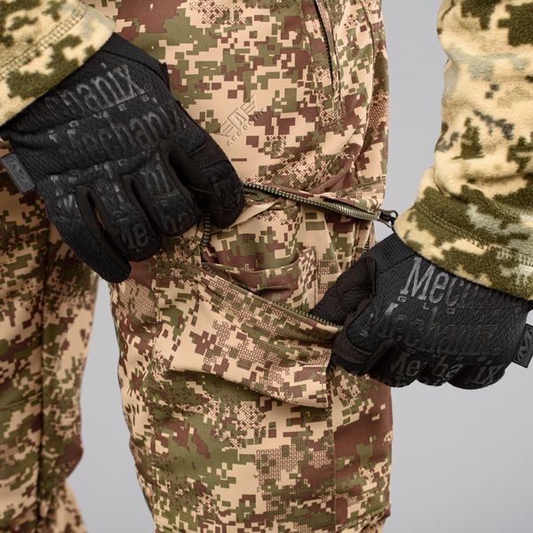 Komplet wojskowy "TRAVEL DEFENCE" 2 w 1 PREDATOR PIXEL (Taslan + Mikropolar)
