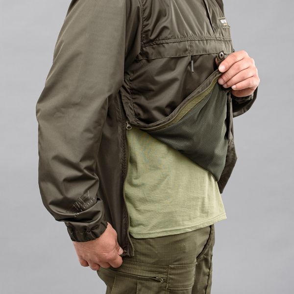 Anorak "SUMMER DEFENCE" DARK OLIVE (Raincoat fabric + Mesh) 00003000S0000000 photo