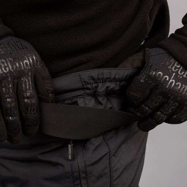 Komplet "TRAVEL DEFENCE" 3 w 1 ANORAK BLACK (Taslan + Mikropolar)
