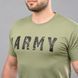 Футболка з принтом "ARMY" OLIVE (Бавовна) 0026500XL0000000 фото 4