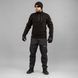 Komplet "TRAVEL DEFENCE" 3 w 1 ANORAK BLACK (Taslan + Mikropolar)