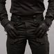 Spodnie taktyczne "ANTITERROR II" BLACK (Rip-Stop Stretch + Membrana)