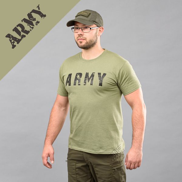 T-shirt "ARMY" OLIVE (Cotton) 0026502XL0000000 photo