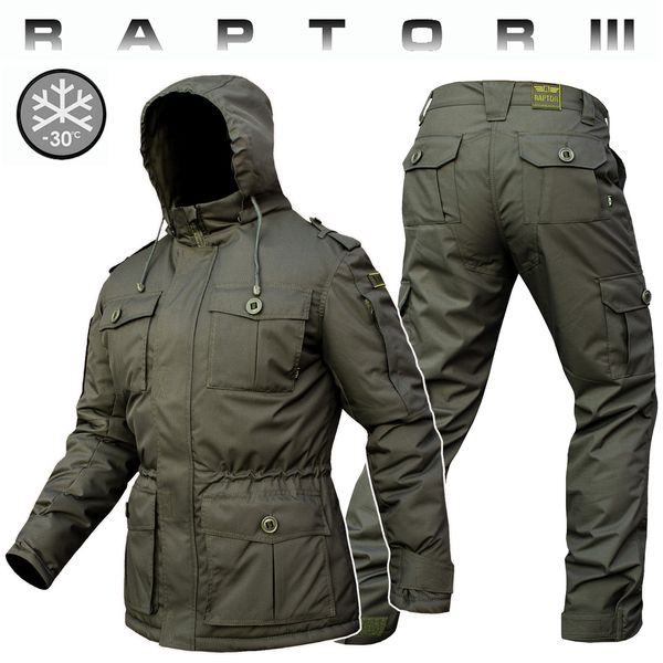 Комплект зимний ВВЗ "RAPTOR-III" OLIVE (Мембрана + Синтепон + Флис) 00368000S0000000 фото