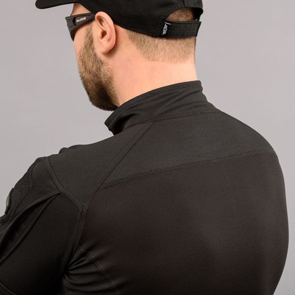 Футболка UBACS тактична "ANTITERROR II" BLACK (CoolPass + Трикотаж) 0028603XL0000000 фото