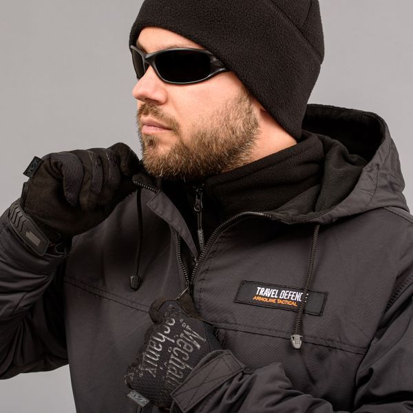 Windbreaker "TRAVEL DEFENCE" BLACK (Raincoat fabric + Microfleece) 0004403XL0000000 photo