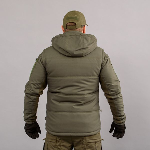 Insulated vest with hood "ANTITERROR II" OLIVE (Membrane + Sintepon) 0005303XL0000000 photo