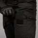 Spodnie taktyczne "ANTITERROR II" BLACK (Rip-Stop Stretch + Membrana)