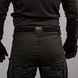Spodnie taktyczne "ANTITERROR II" BLACK (Rip-Stop Stretch + Membrana)