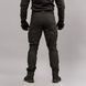 Spodnie taktyczne "ANTITERROR II" BLACK (Rip-Stop Stretch + Membrana)
