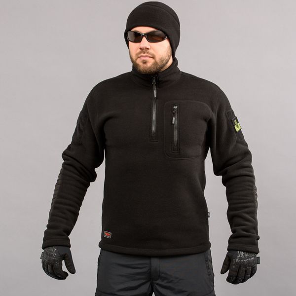 Komplet "TRAVEL DEFENCE" 3 w 1 ANORAK BLACK (Taslan + Mikropolar)