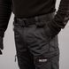 Komplet "TRAVEL DEFENCE" 3 w 1 ANORAK BLACK (Taslan + Mikropolar)