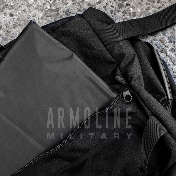 Army duffel bag - backpack 80l. "Nomad" BLACK (Cordura) 0001400000000000 photo