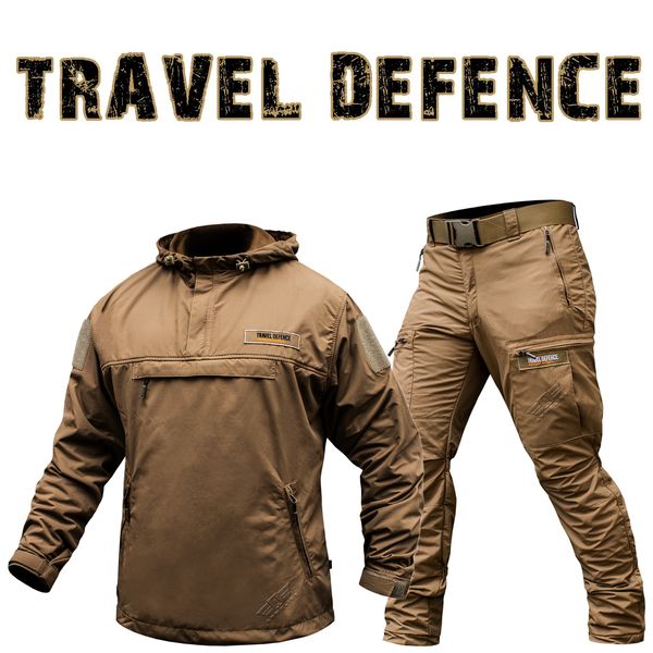 Комплект "TRAVEL DEFENCE" АНОРАК COYOTE 2 в 1 (Таслан + Микрофлис) 00356000S0000000 фото