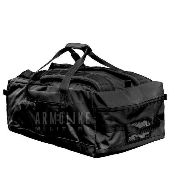 Army duffel bag - backpack 80l. "Nomad" BLACK (Cordura) 0001400000000000 photo