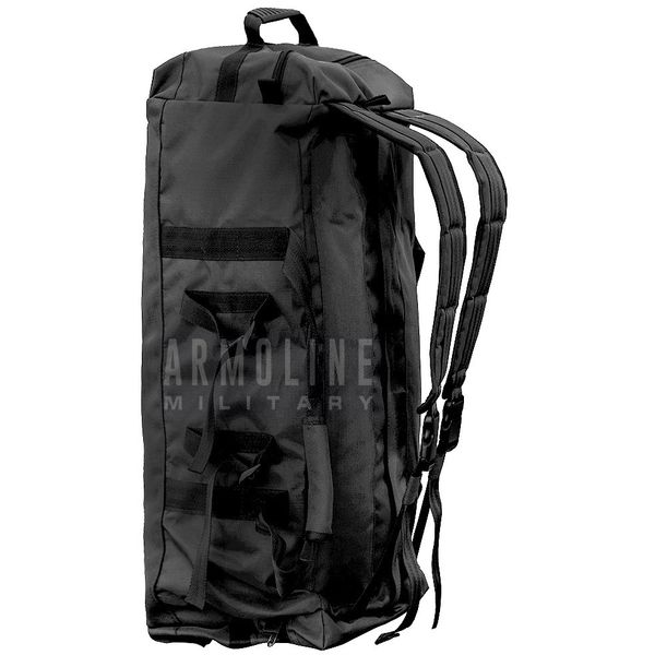 Army duffel bag - backpack 80l. "Nomad" BLACK (Cordura) 0001400000000000 photo