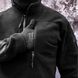 Tactical sweatshirt 1/4 Zip "TRAVEL DEFENCE" BLACK (Microfleece) 00245000S0000000 photo 5