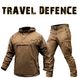 Комплект "TRAVEL DEFENCE" АНОРАК COYOTE 2 в 1 (Таслан + Мікрофліс) 00356000S0000000 фото 1