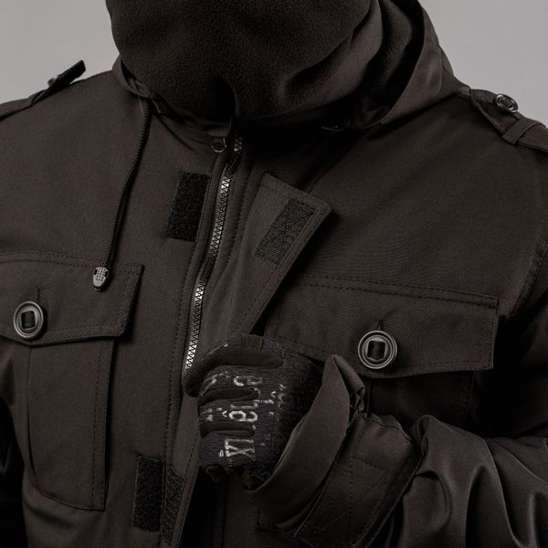 Winter suit "RAPTOR-III" BLACK (Membrane + Sintepon + Fleece) 0036700XL0000000 photo