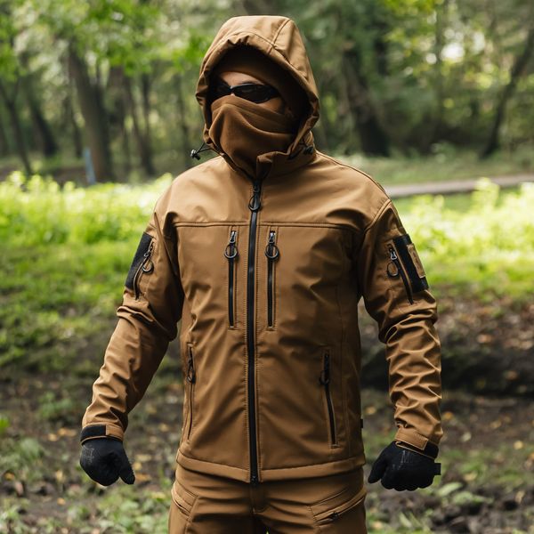 Jacket "URBAN SCOUT" COYOTE (SoftShell) 00085000S0000000 photo