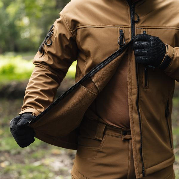 Jacket "URBAN SCOUT" COYOTE (SoftShell) 00085000S0000000 photo