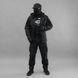 Komplet mundurowy polowy "CRUSADER" BLACK (Rip-Stop)