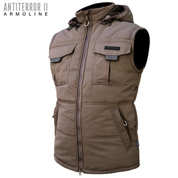 Insulated vest with hood "ANTITERROR II" COYOTE (Membrane + Sintepon) 00052000S0000000 photo