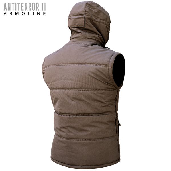 Insulated vest with hood "ANTITERROR II" COYOTE (Membrane + Sintepon) 00052000S0000000 photo